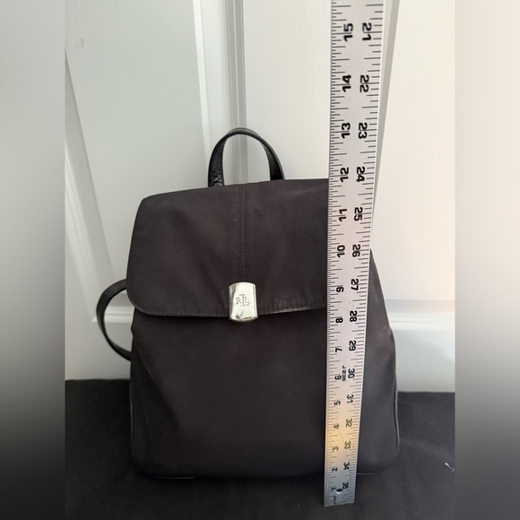 Ralph Lauren | Black Mini Backpack | Classic Style | 9x12 - Picture 10 of 10